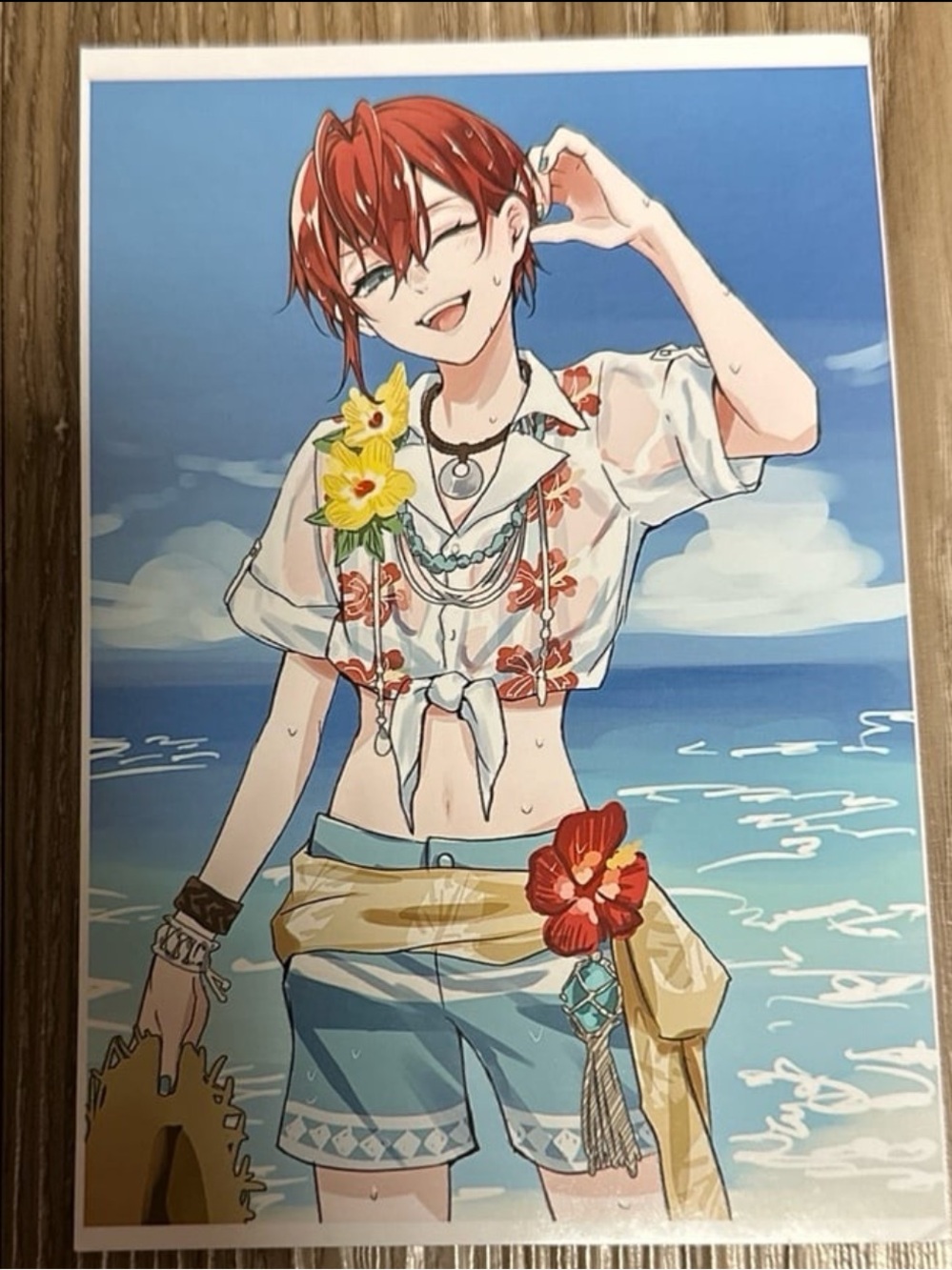 4x6 Disney Twisted Wonderland Riddle Rosehearts anime art print kpop Photocard